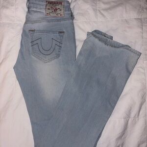True Religion Women’s Light Blue Boot Cut Jeans